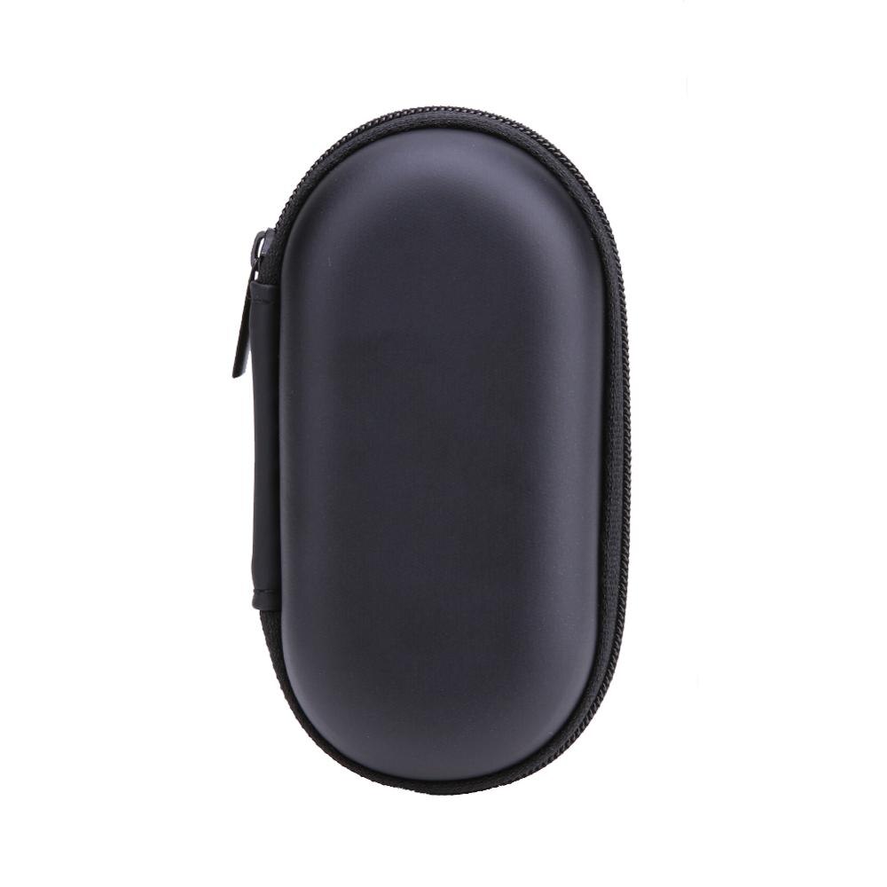 Oortelefoonhouder, opberghoes, waterdichte draagtas, elliptische doos, opberghoes voor oortelefoon, hoofdtelefoonaccessoire, oordopjes, usb-kabel