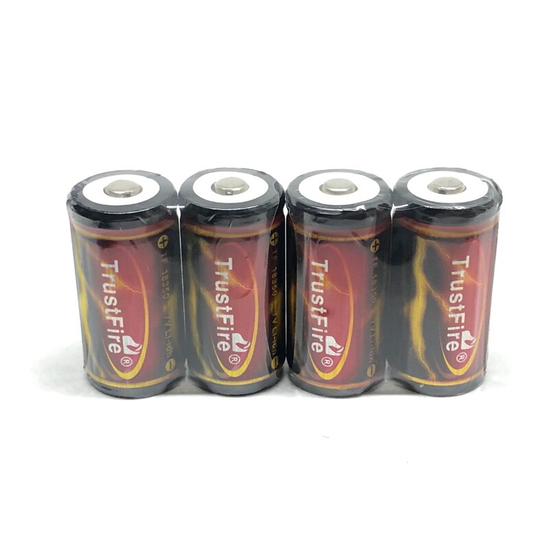 TrustFire 18350 Battery 1200mAh 3.7V Li-ion Rechargeable Lithium Batteries with Protected Board For Flashlights Toys