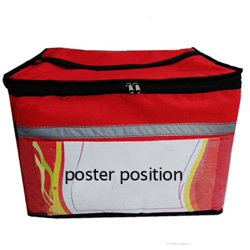 52L della bicicletta fisso quantità sacchetto più freddo asporto contenitore di alimento sacchetto di picnic esterna termica 46x36x32cm