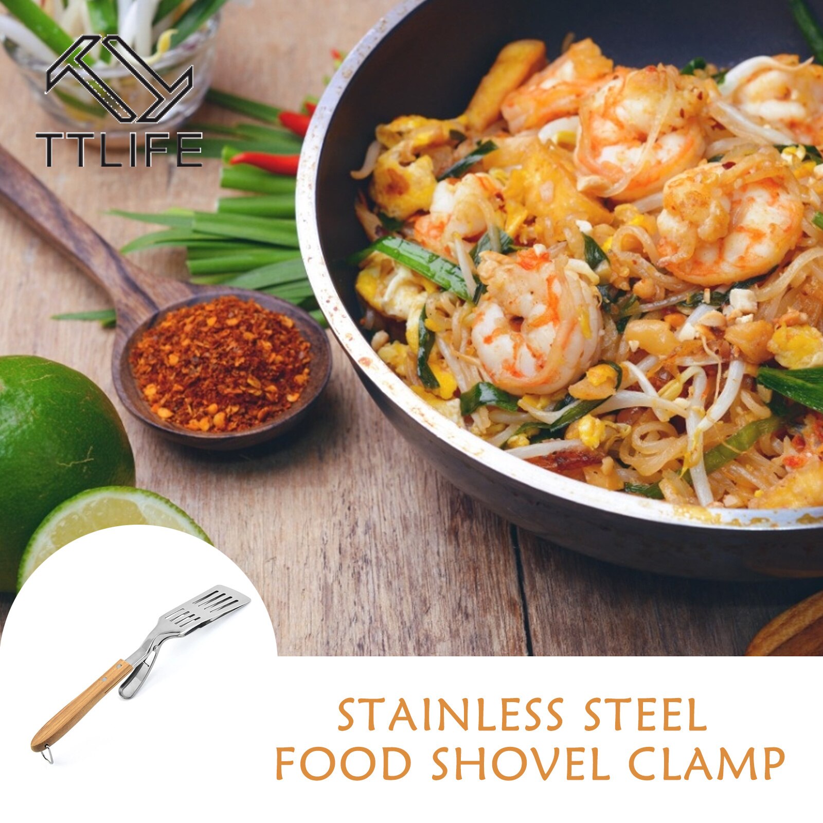 2 In 1 BBQ Tong Spatula Stainless Steel Spatula Tongs With Extra Long Handle For Grilling Outdoor Durable Kitchen Cooking Turner