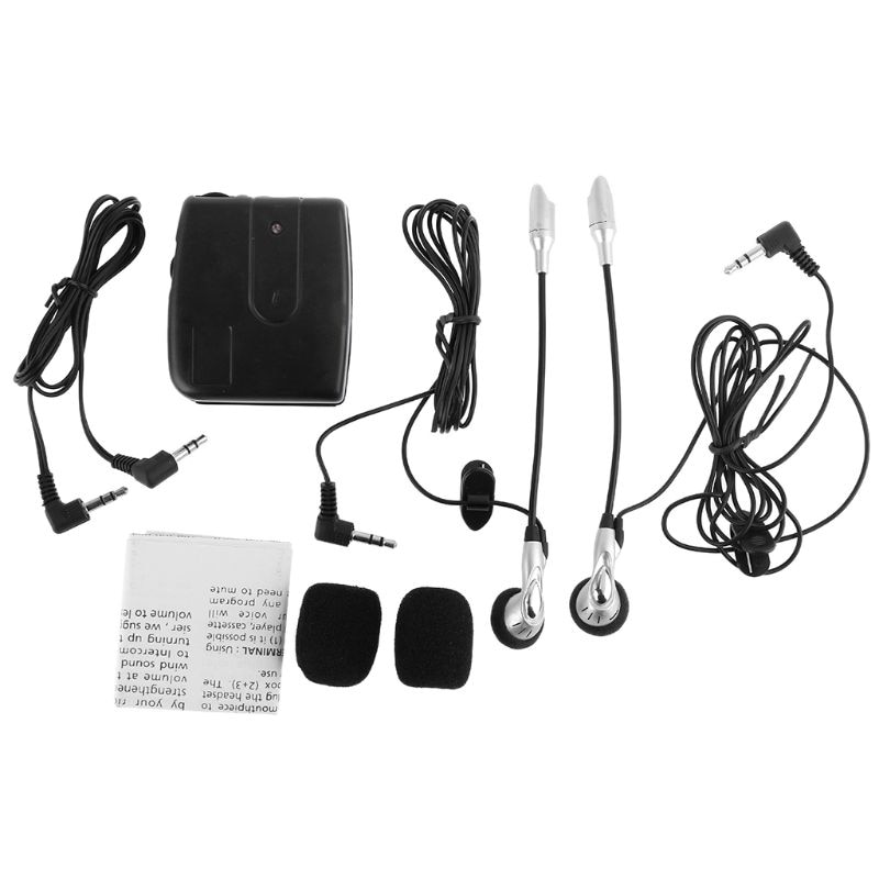 2-way Motorcycle Motorbike Helmet Intercom Headset Communication System A0NE