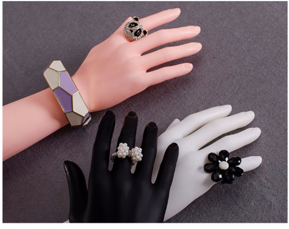 Liglamorous, 1 pieza, mano de maniquí para mujer, Exhibidor de brazo, Base de reloj para mujer, guantes, anillos, pulsera, joyería, piel, modelo de mano abierta