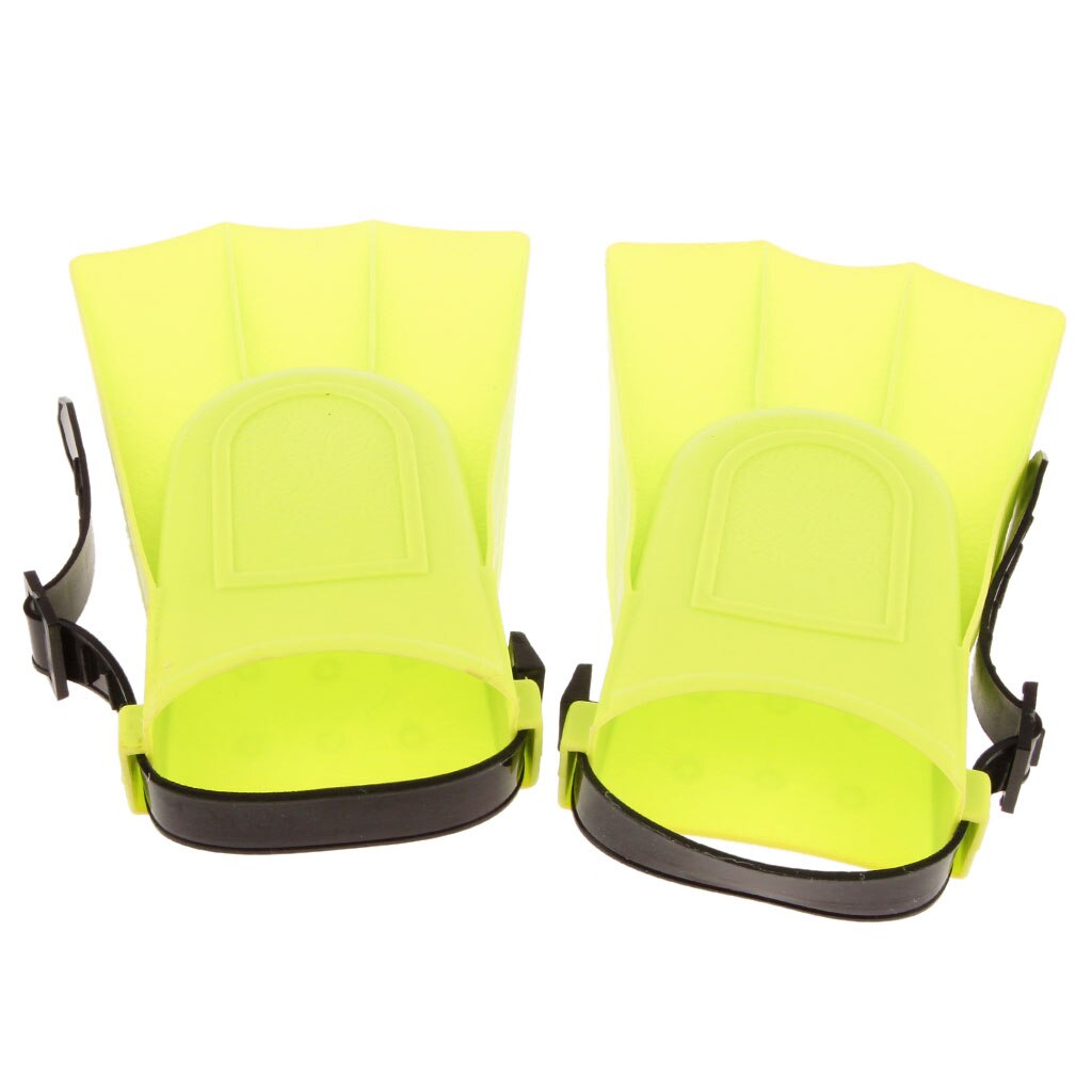 Duiken Flippers Duiken Vinnen Verstelbare Zwemvliezen Training Lange Flippers Duiken Zwemmen Snorkelen Met Verstelbare Riem: S Yellow