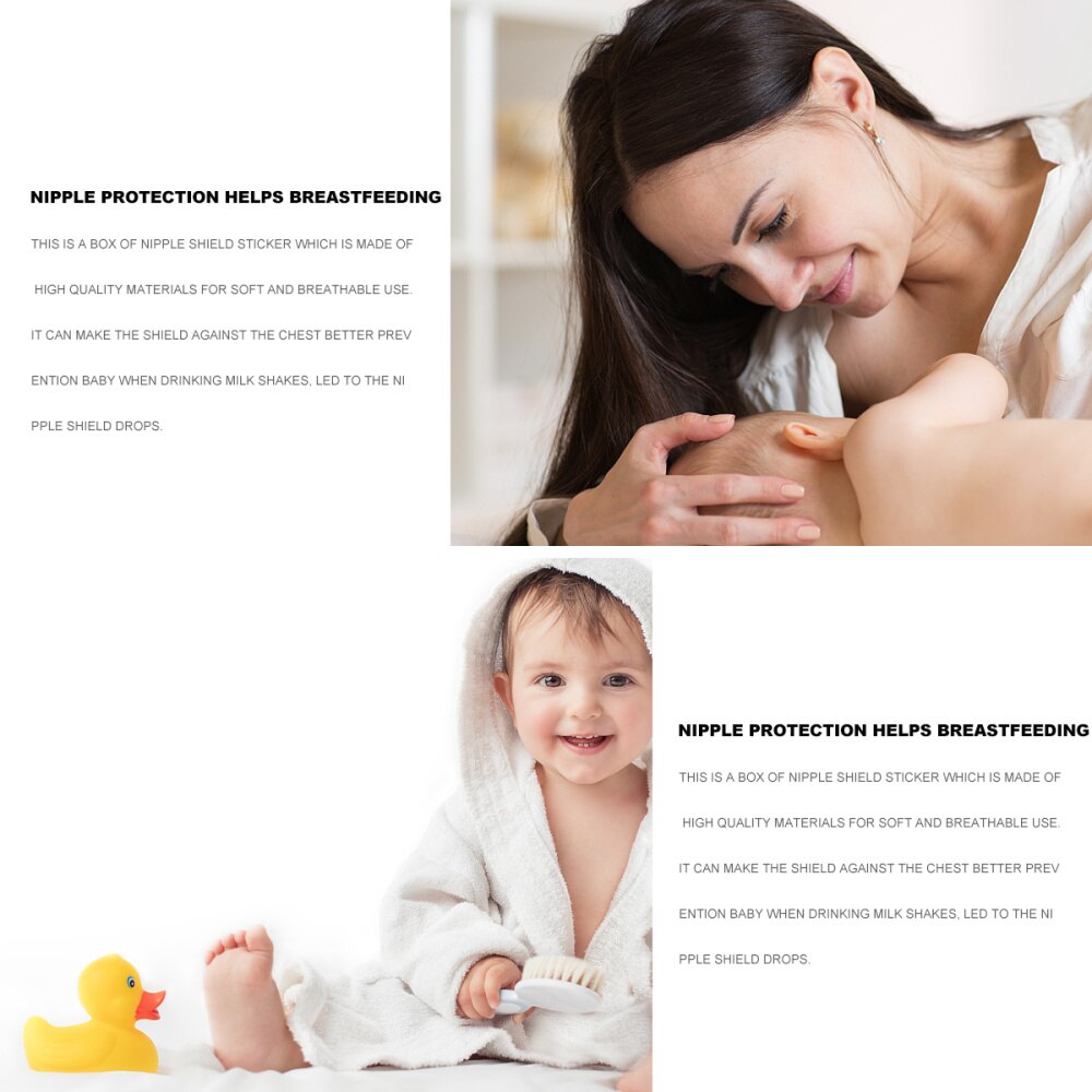 1 Box Breast-feeding Auxiliary Breathable Nipple Paste Nipple Shield Sticker for Mother