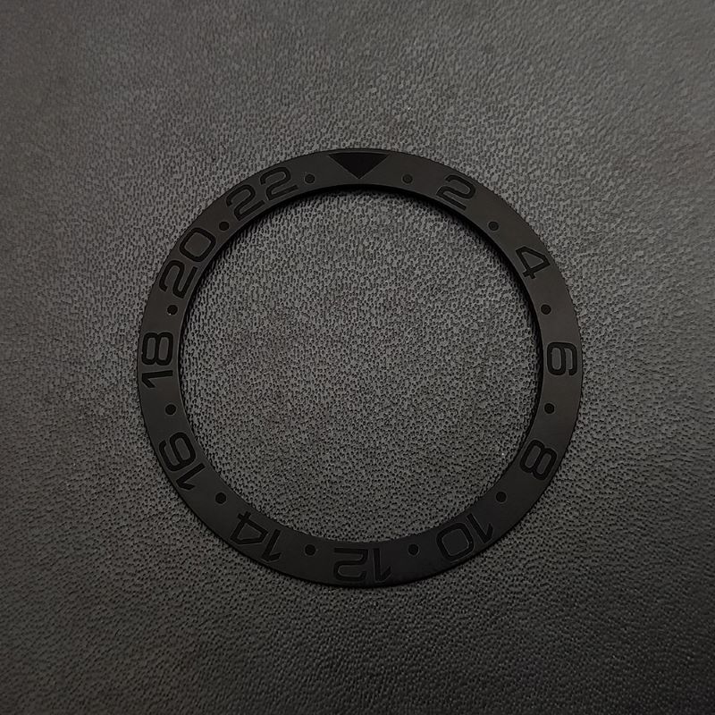 38mm Ceramic / Aluminium Bezel GMT Insert Ring Inner Diameter 30.5mm Suitable For 40mm Men's Case Watch Accessories