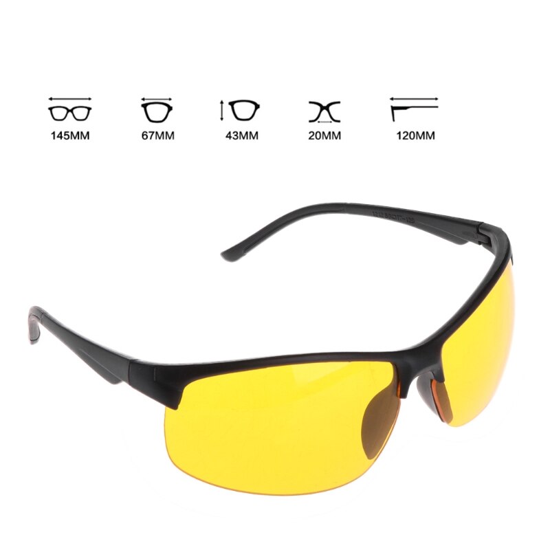 Gafas de visión nocturna para ciclismo y pesca, lentes de sol Unisex, protección UV400