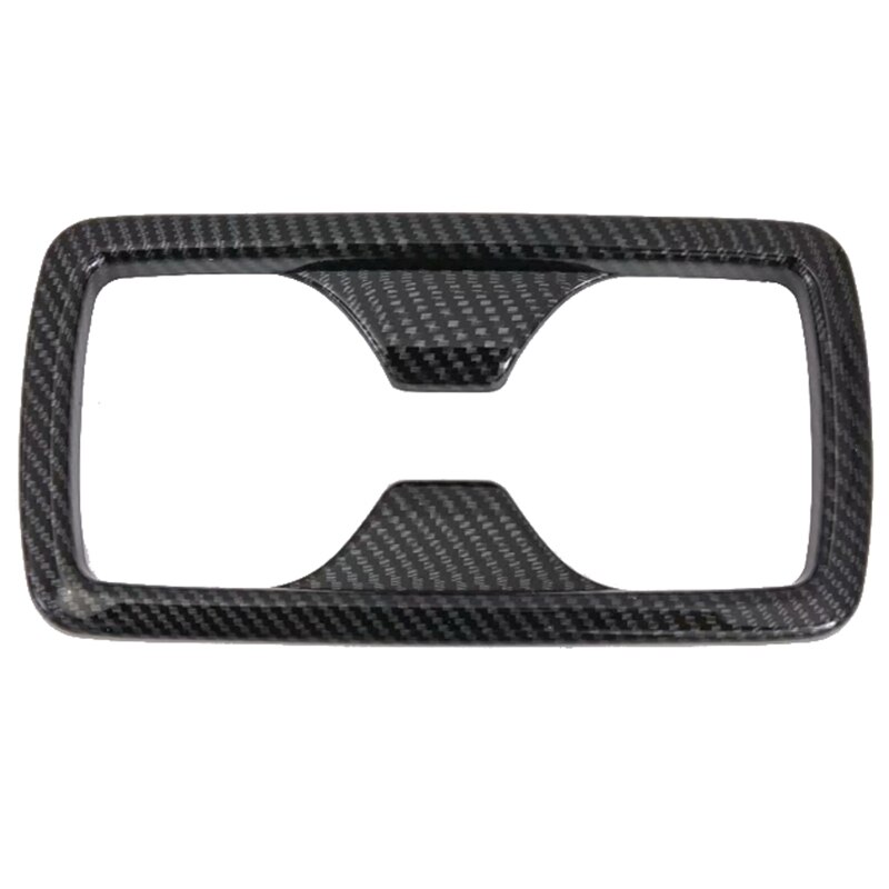 For Toyota Rav4 Xa50 Carbon Style Interior Rear Seat Water Cup Holder Frame Sticker Cover Trim Car Styling