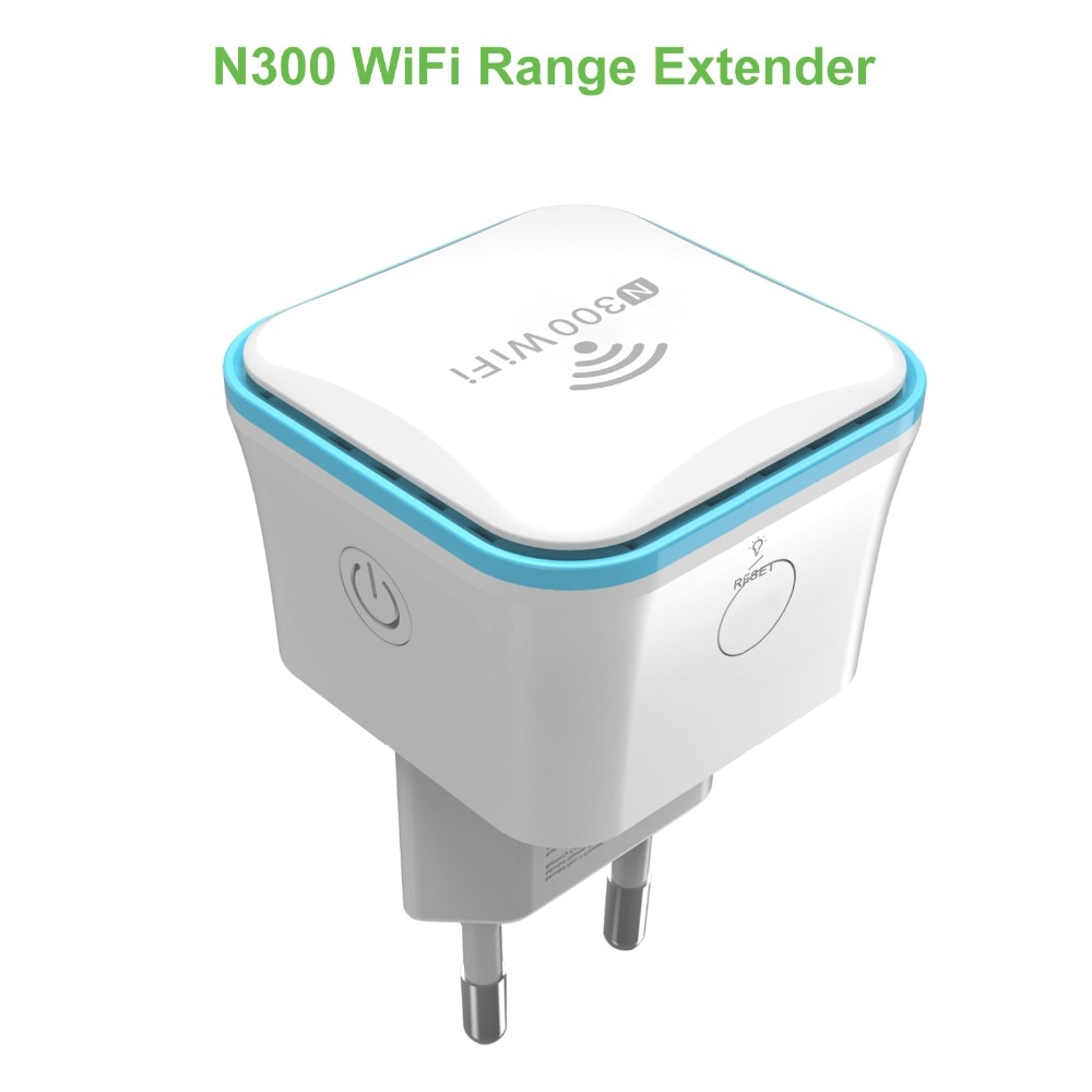WiFi Range Extender, 300Mbps Wireless Repeater, WiFi Signal Booster, 2.4GHz, EU Plug Type Meross MRE120