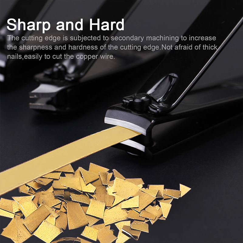 Ensemble de ciseaux de pédicure professionnels, coupe-ongles en acier inoxydable, crochet d'aigle, manucure Portable, ensemble d'outils de coupe-ongles, 4/12/16 pièces