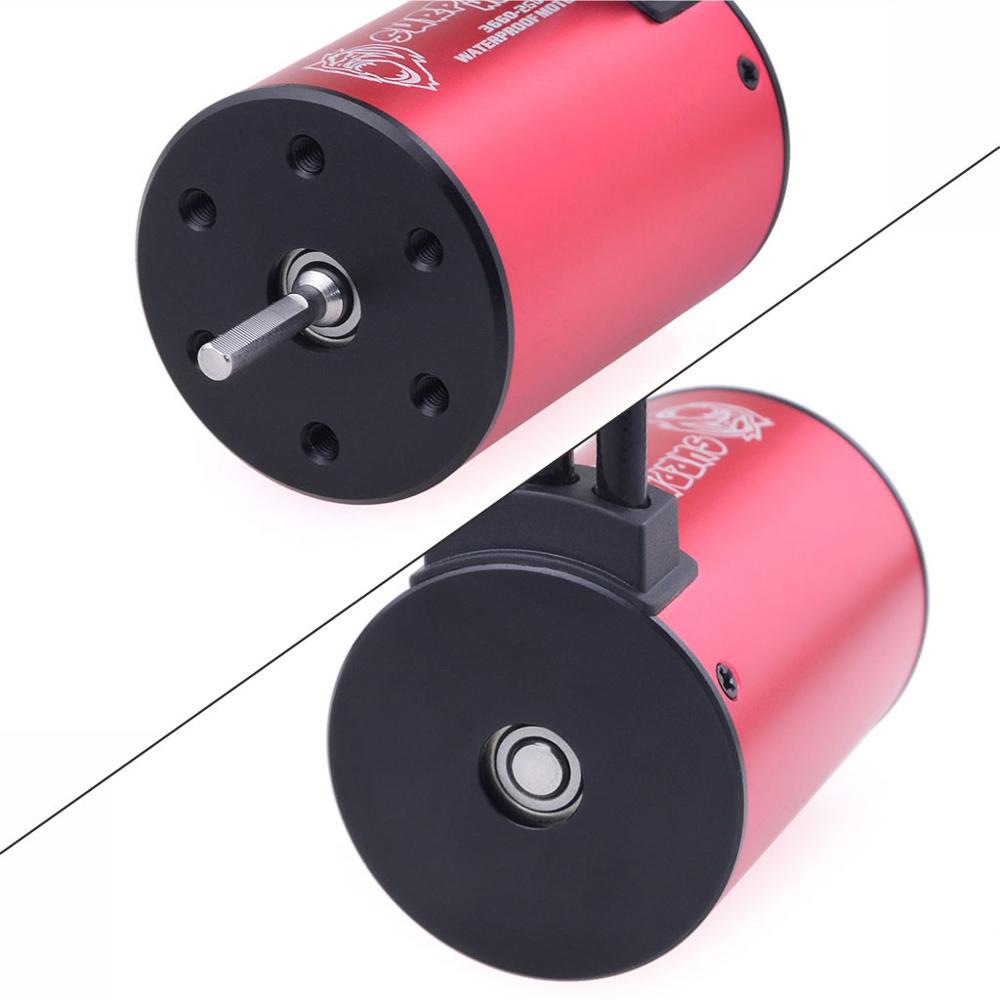 Surpass Hobby Waterproof 3660 Brushless Motor 3.175mm 2200/2600/3100/3500/4200KV 80A ESC for 1/10 GTR Lexus RC Cars 2S 3S