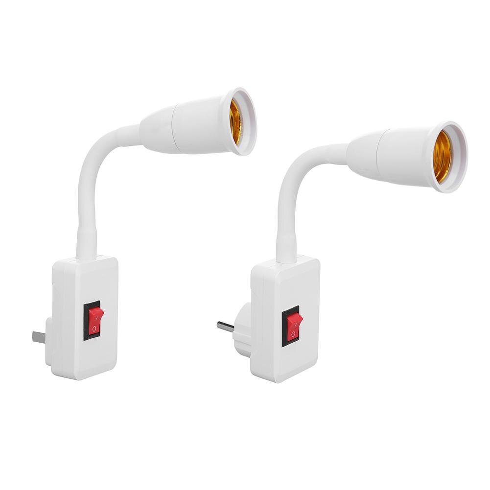 E27-E27 Moderne Roterende Lampvoet Flexibele Extension Converter Led Licht Lamp Houder Socket Stopcontact Lamp Base Holder