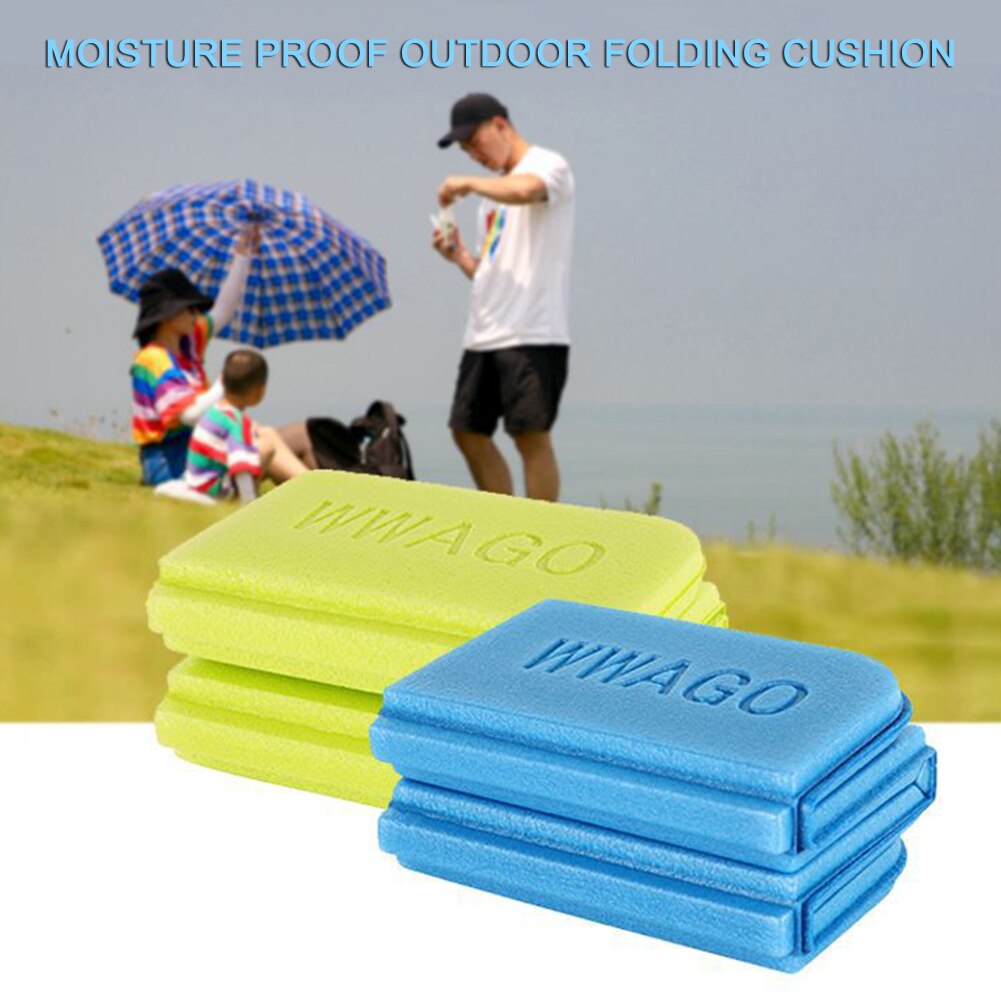 Esterilla plegable para acampar en la playa, esteras de pícnic pequeñas y portátiles, almohadilla impermeable a prueba de humedad, cojín plegable XPE para exteriores