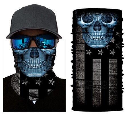 BJMOTO Magie Kopf Gesicht Maske Nahtlos Winddicht Anti-Uv Multi Verschleiß Rohr Bandana Durag Radfahrer Motorrad Schal: Modell 13