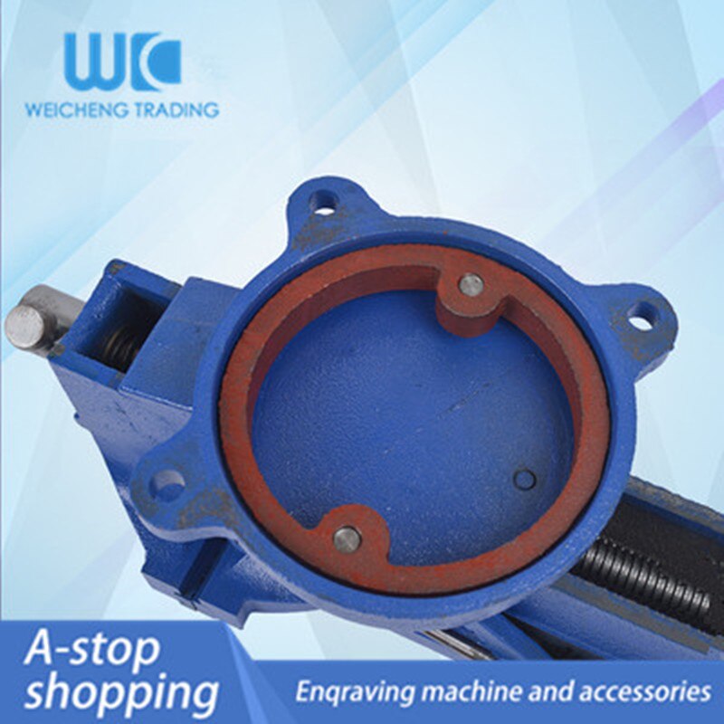 Heavy duty bench vise household vise bench 4 inch small bench vise clamp 360 degree rotation