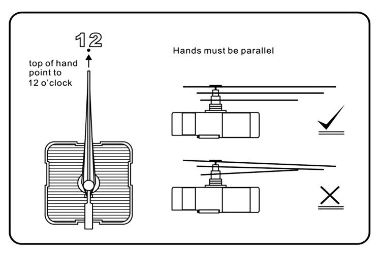 10 st tyst 28mm tyst högt vridmoment långaxlat batteri kvarts klockrörelse kit klockmaskin med klockhänder