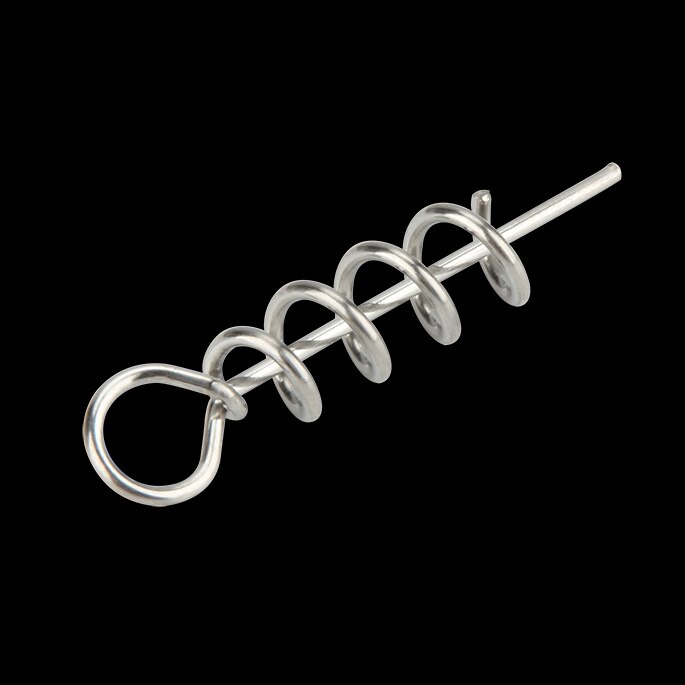 Palissander 50 stuks zachte aasveer centreerpennen vaste grendelnaaldveer draaikrukvergrendeling voor zacht vistuig kunstaas