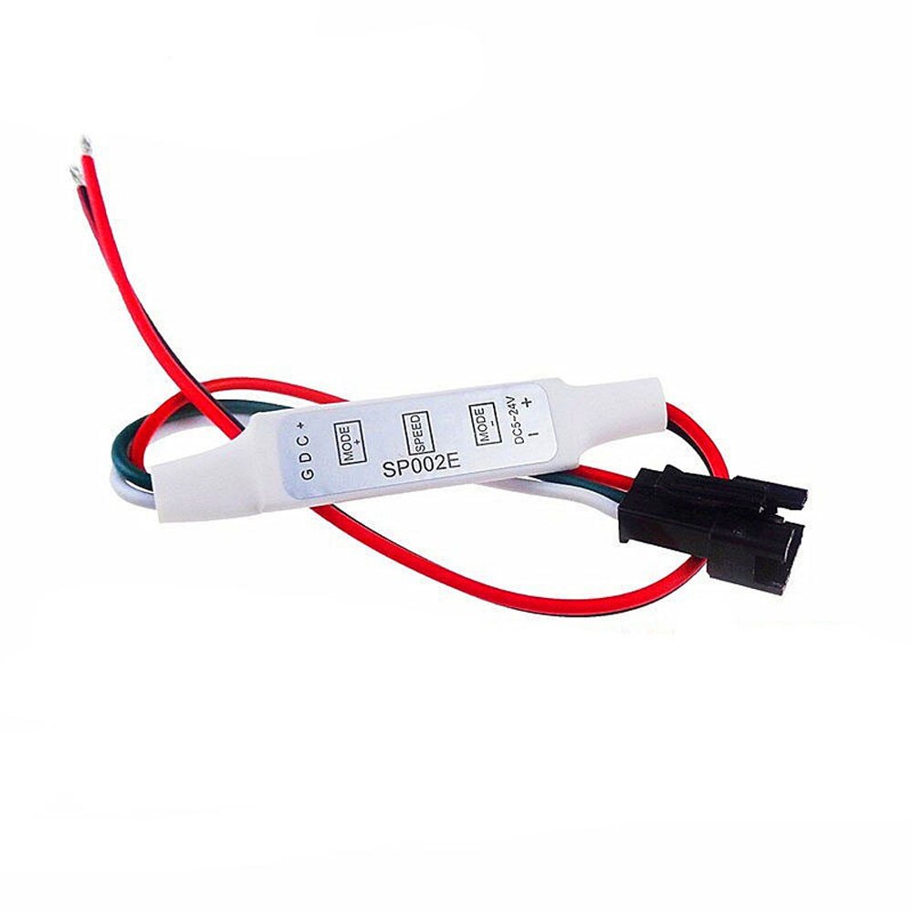WS2812B WS2811 Led Strip Controller Music Wifi Bluetooth Led Controller SP108E SP107E SP106E SP105E SP110E 14/17/21 Keys DC5-24V: 3keys