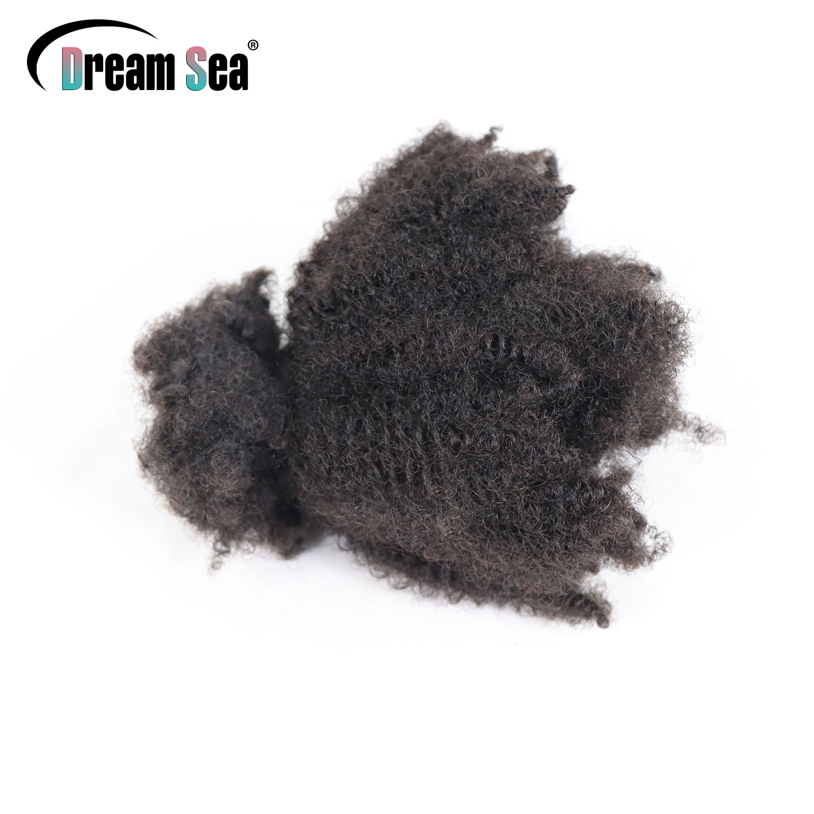 Gris blanco virgen Afro rizado cabello humano a granel para trenzar extensiones de cabello trenzado de ganchillo cerraduras para trenzas sin trama 50g: #16 / 12 pulgadas