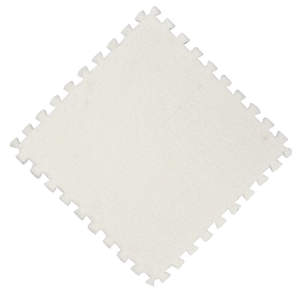 Tapis Puzzle en mousse pour enfants 25x25cm, en velours épais EVA, 7 couleurs pour sol bébé, pour salon,: A
