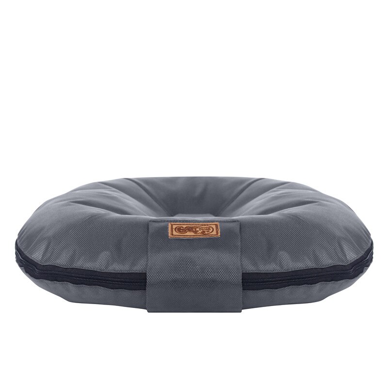 S/m/l/xl/xxl medium og stor hundekennel kæledyrsseng hus varm blød rede hvalpe kennelsofa kat hus kat sovepose seng: Grå / L 90 x 80 x 10cm
