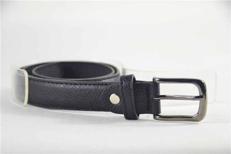 tiener jurk riem jongen riem zwarte en bruine eenvoudige stijl