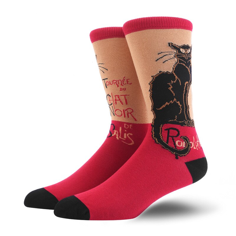 Dress Socks for Men Colorful Funny Crazy Novelty Fun Dress Socks Pack Bonangel Cool Pattern Crew Socks for Men