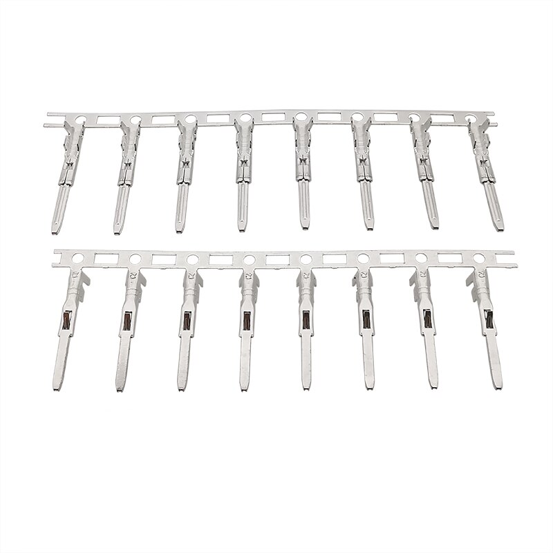 50/100Pcs Jst Sm Mannelijke &amp; Vrouwelijke Plug Behuizing Pin Header Crimp Terminals Plug Draad Kabel Metalen Mannelijke crimp Pins