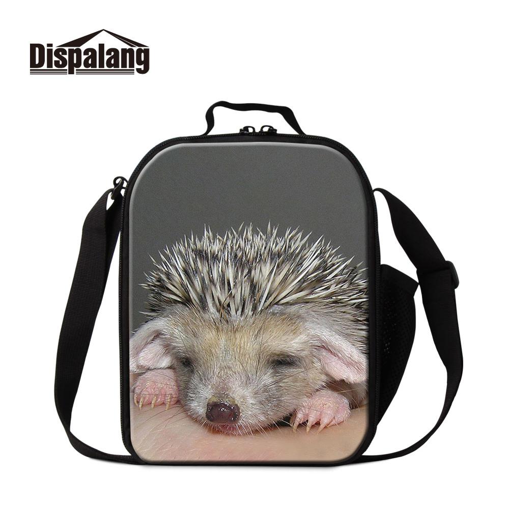 Dispalang Portable Lunch Pouch Insulated Hedgehog Word Thermal Girl Cooler Box Storage Bags for Kid Container Food Picnic Packet: Green