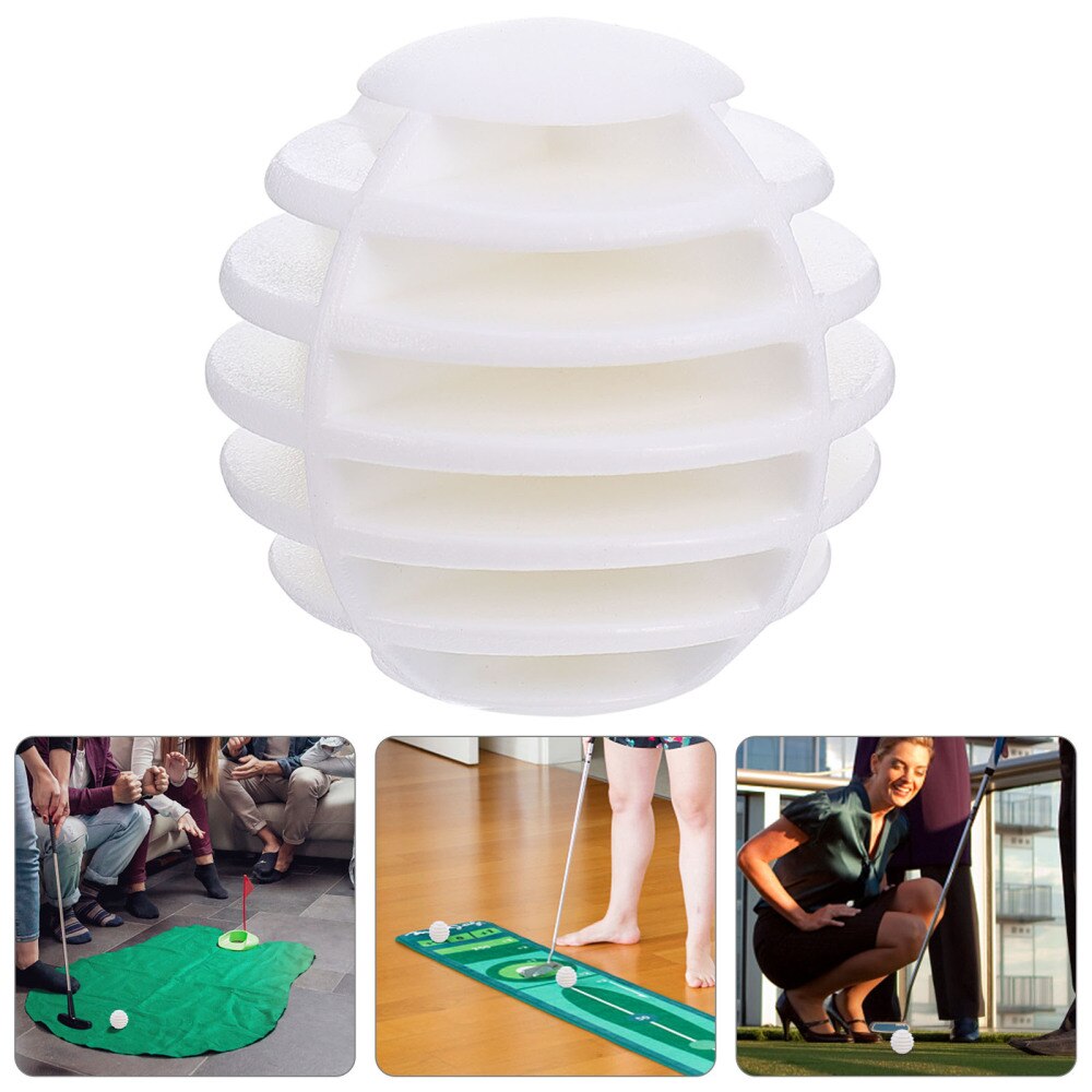 10Pcs Practice Balls Soft Stripe for Indoor Training and Playing: White