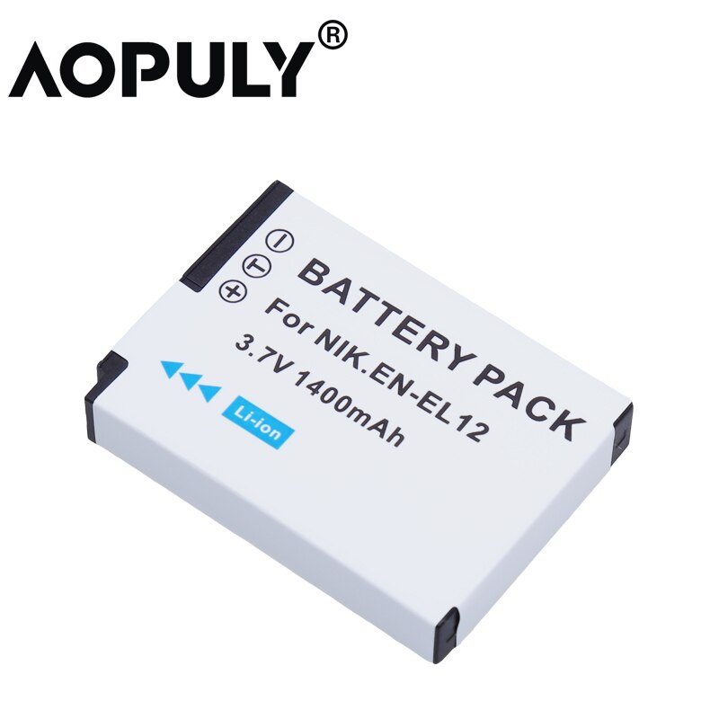 EN-EL12 batterie bateria EN EL12 + LCD USB Ladegerät Für Nikon COOLPIX S9100 S9200 S9050 P300 P310 P330 S6200 S6300 s9400 S9500: 1Batterie