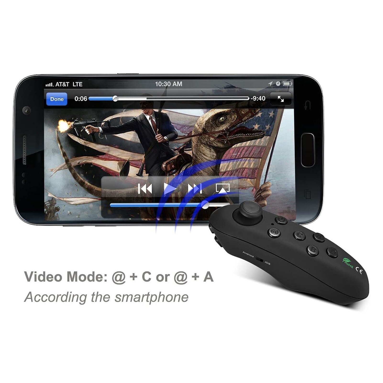 VR Remote Controller Gamepad Wireless Bluetooth VR Handle Game Control For IPhone For Android For