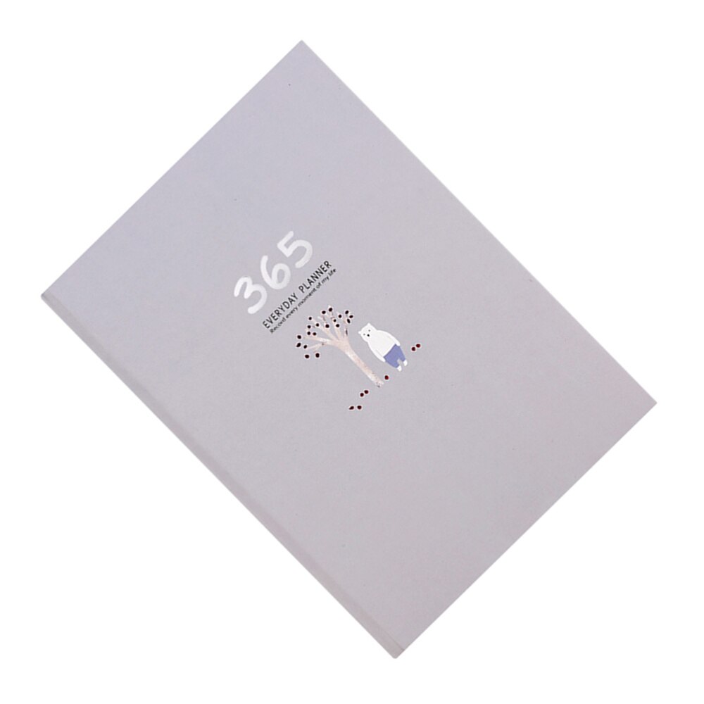 365 Schedule Hand Book Mini Stationery Notebook Diary Adorable Efficiency Planner (Green)