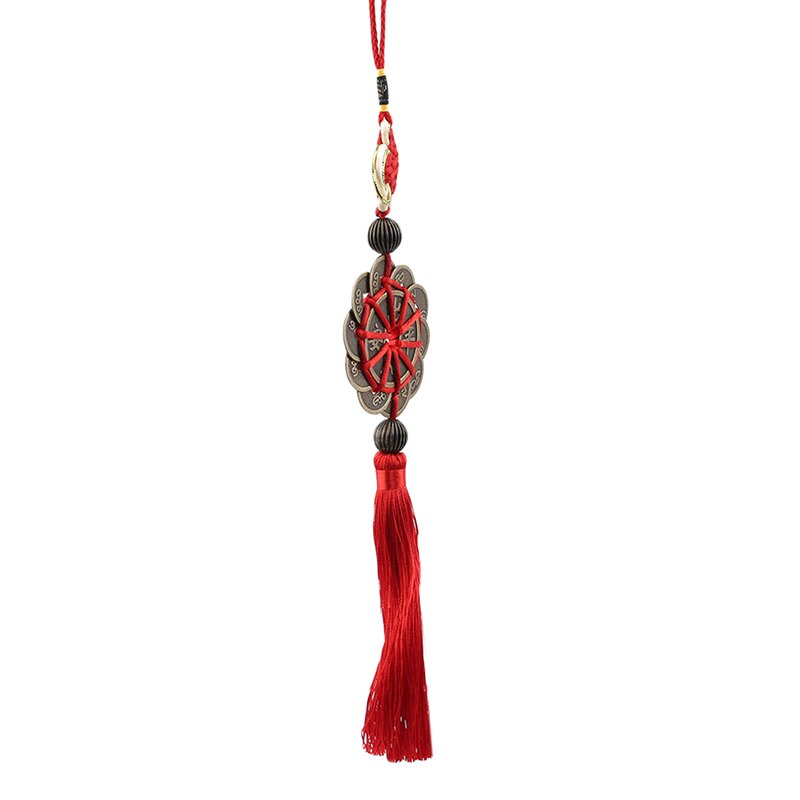 Chinese knoop zijden kwast franje hanger diy knutselmateriaal feest kwast rand gordijnen decoratie accessoires kwasten lint: Rood