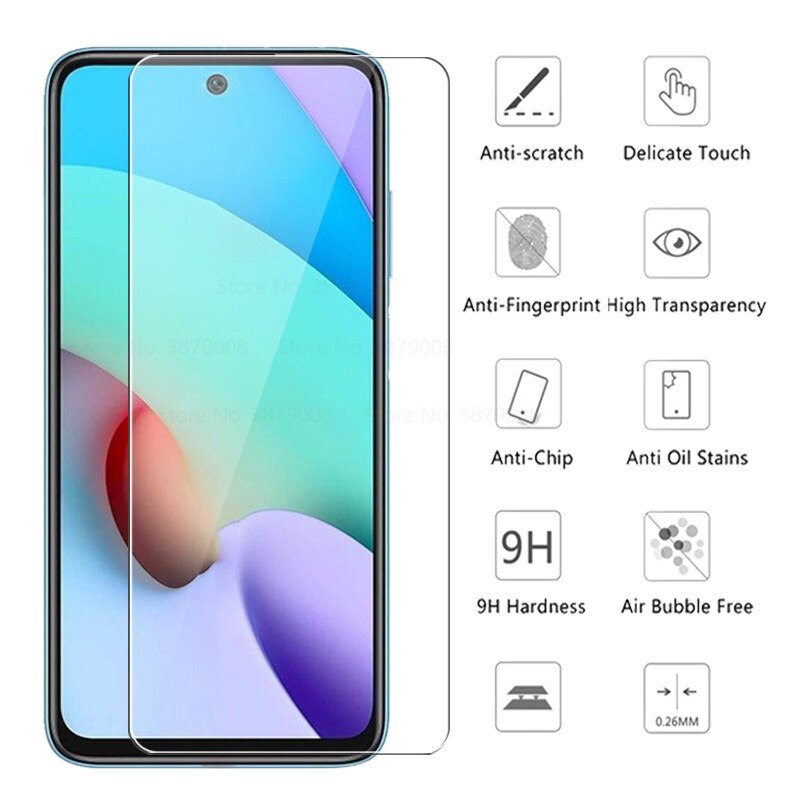 4in1 Beschermende Glas Voor Xiaomi Redmi 10 Camera Screen Protector Voor Redmi 10 9 9a 9c 9T Een C T Redmy Redmi10 Gehard Glas