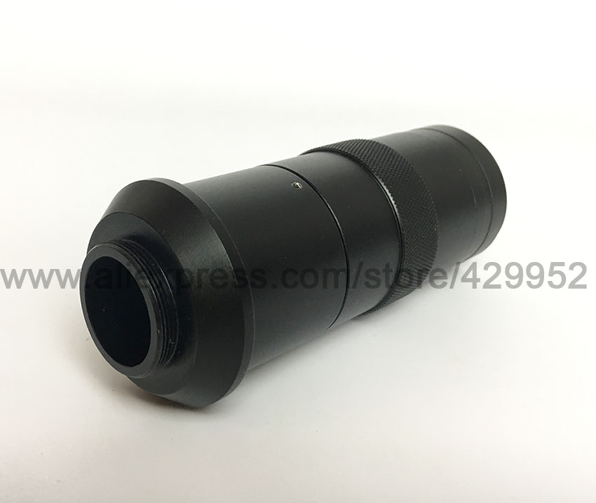 efix 8-100X CCD Industry Digital Microscope Camera Glass Lens C-Mount Magnification Adjustable 25mm Zoom Eyepiece