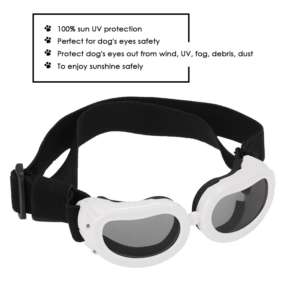 Mini Pet Goggles Zonnebril Anti-Fog Bril Eye Protector Veiligheidsbril met Verstelbare Bandjes Voor Honden of Katten