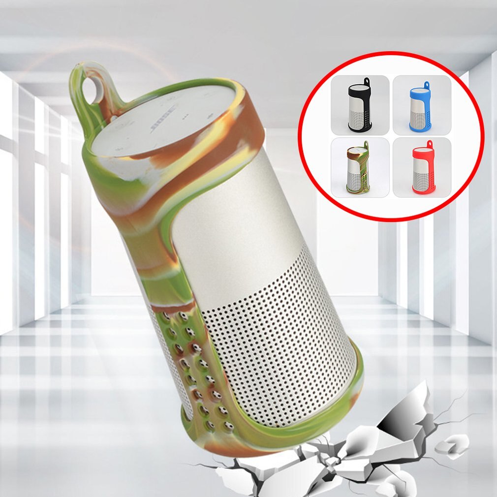 Capa protetora de silicone macio para soundlink revolve sling carry capa acessórios da pele