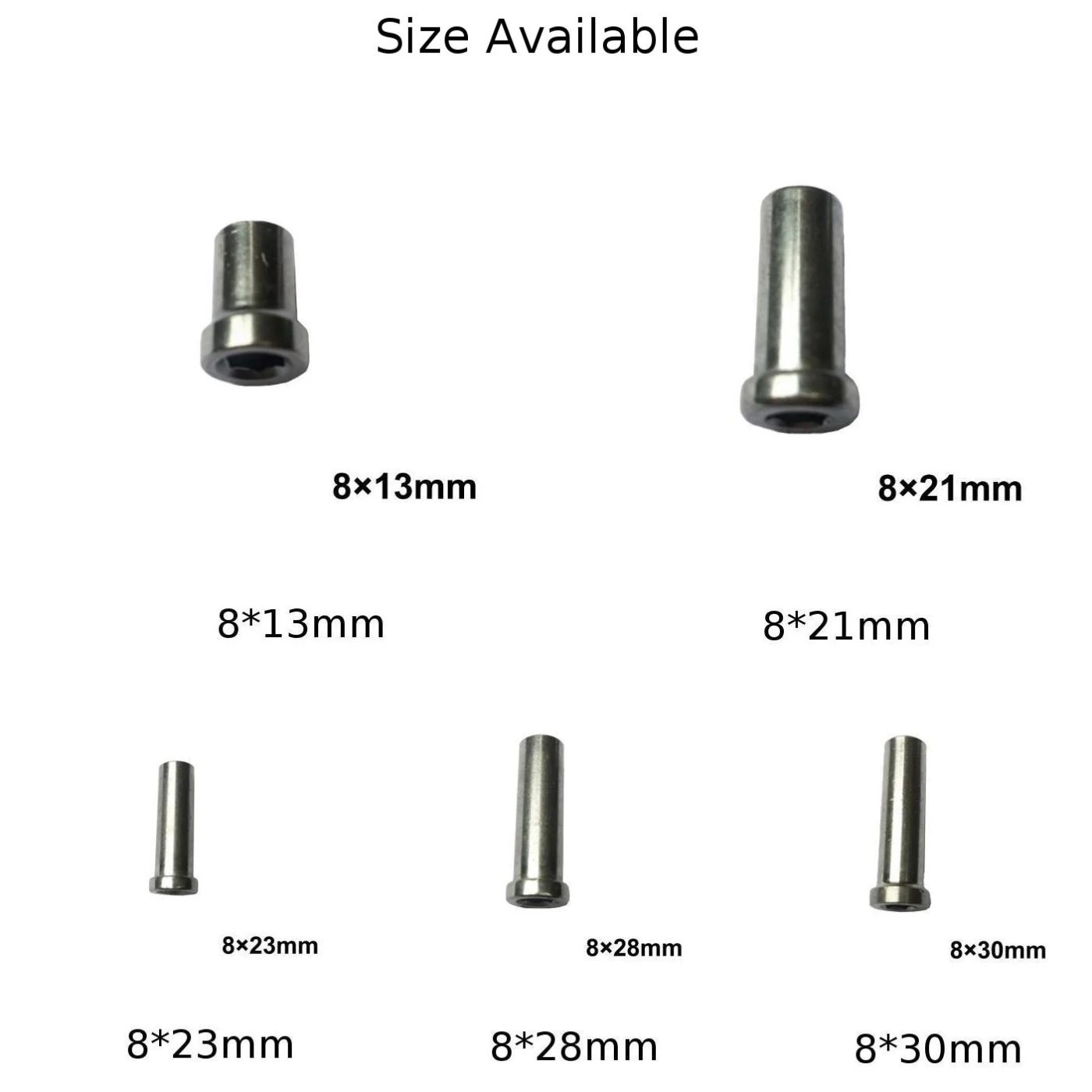 Bike Brake Caliper Allen Bolt Screw Mount Recessed Pivot Bolt Nut Disc Brake Pad Fixed Screw 8*13/8*21/8*23/8*28/8*30mm