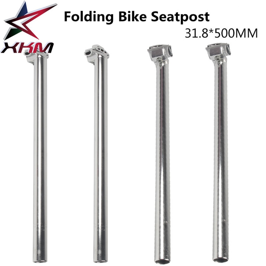 Folding Bike Seatpost 31.8mm*500mm Aluminum Alloy Seat Tube Ultralight 398g Mountain Bike Road Bicycle Seat Post Cycling Parts