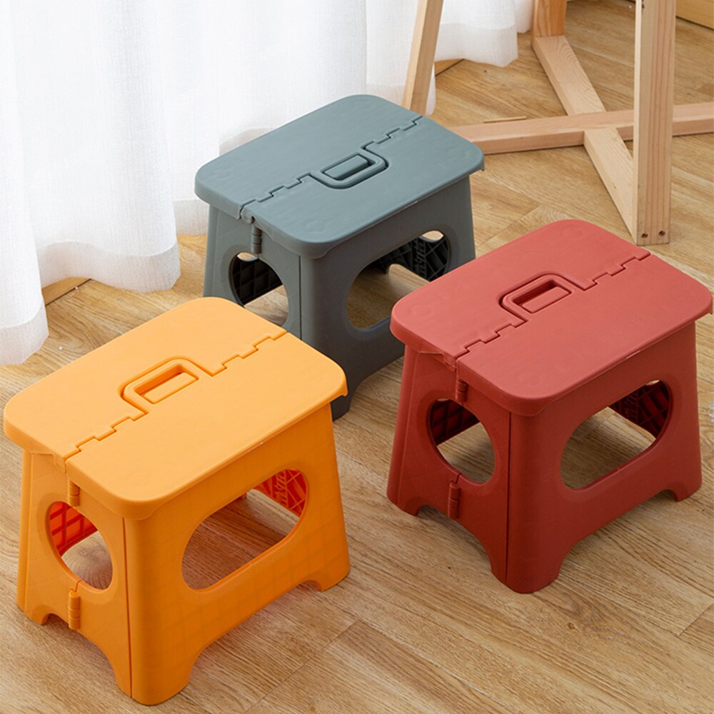 Folding stool home folding chair portable outdoor travel simple kitchen seat home space saving living room furniture strong