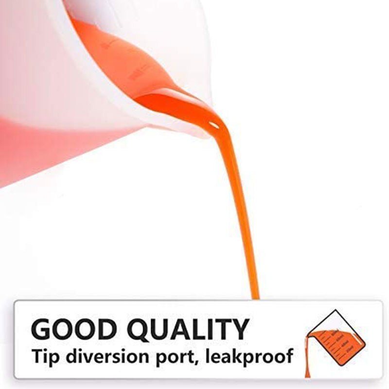 3pcs 100ml Silicone Measuring Cups With Precise Scale For Resin Non-stick Mixing Cups Glue Tools