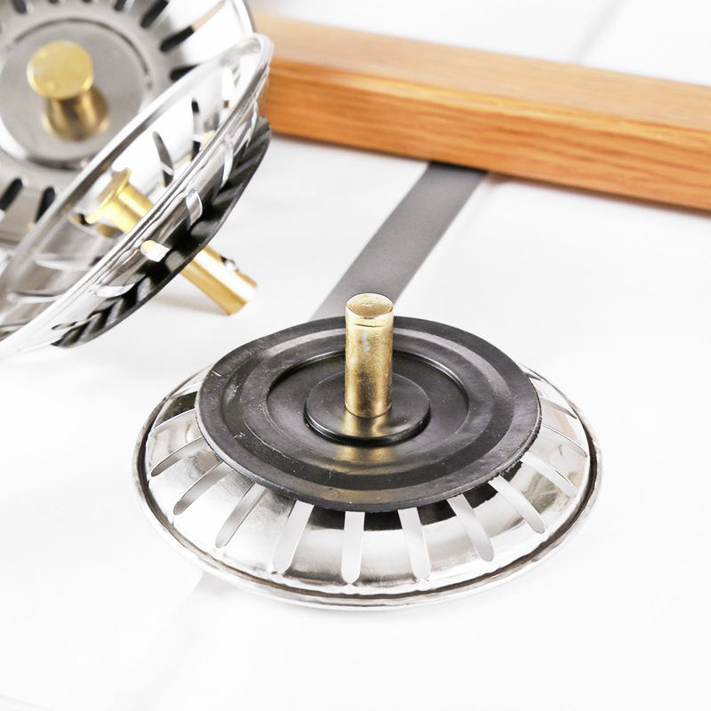 Rvs Gootsteenzeefje Bad Haar Catcher Stopper Zwembad Badkamer Afval Gootsteen Filter Plug Gootsteen Accessoires Tool