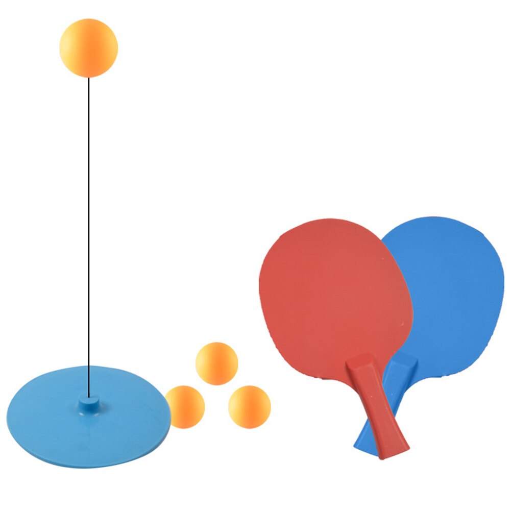 Tenis de Mesa de entrenamiento de Ping Pong, entrenador de eje blando elástico, deportes para niños, adultos, juego de paletas de Pelotas de Ping Pong: A