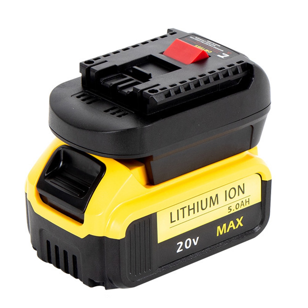 Battery Adapter For DeWalt Cordless Power Tools Accessories Convert 20V Li-Ion Battery To BOSCH 18V Lithium Battery Converter