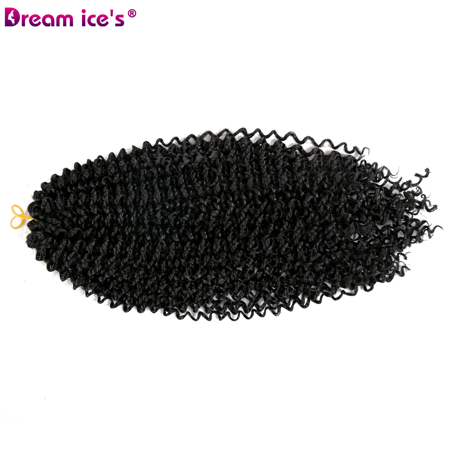 synthetic faux locs crochet braid hair extension 20 inch long black crochet braiding hair extension dream ice's