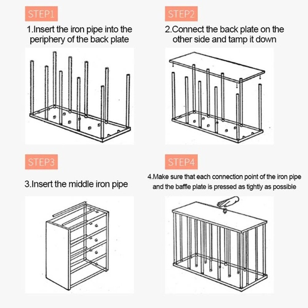 3/4 lag rustfrit stål sko opbevaringsstativ skoophæng display hyldeholder kabinet hyldeholder sko stativer hjem arrangør