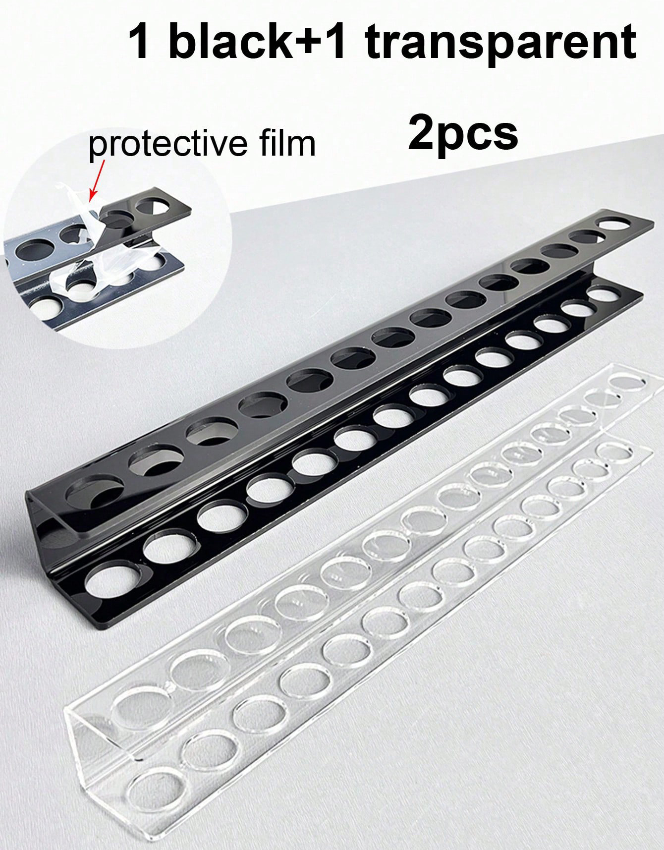 Pliers Holder Wall Mount Wall Mounted Tool Organizers Hammer Rack Pliers Organizer Hand Tool Holder Pliers Organizer Storage: black