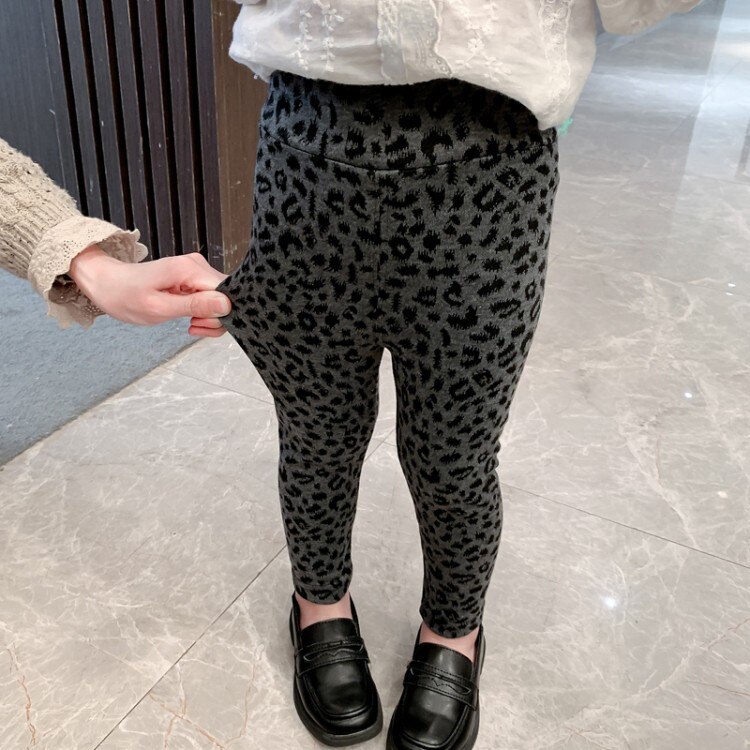 Klassieke Kinderen Leggings Voor Meisjes Luipaard Print
