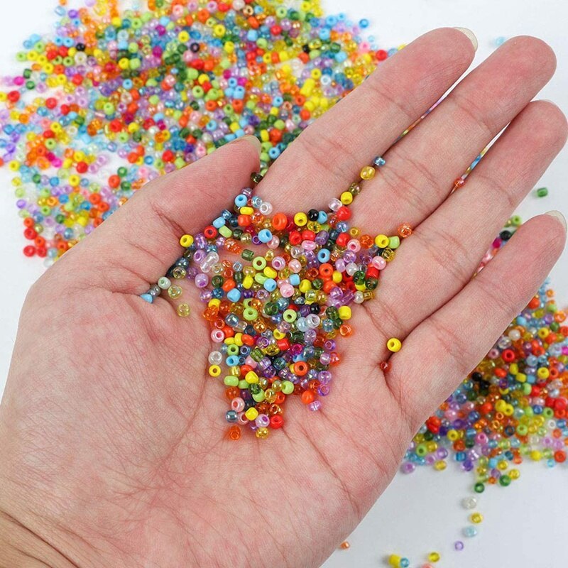 PandaHall 24 stuks handgemaakte platte ronde glaskralen met