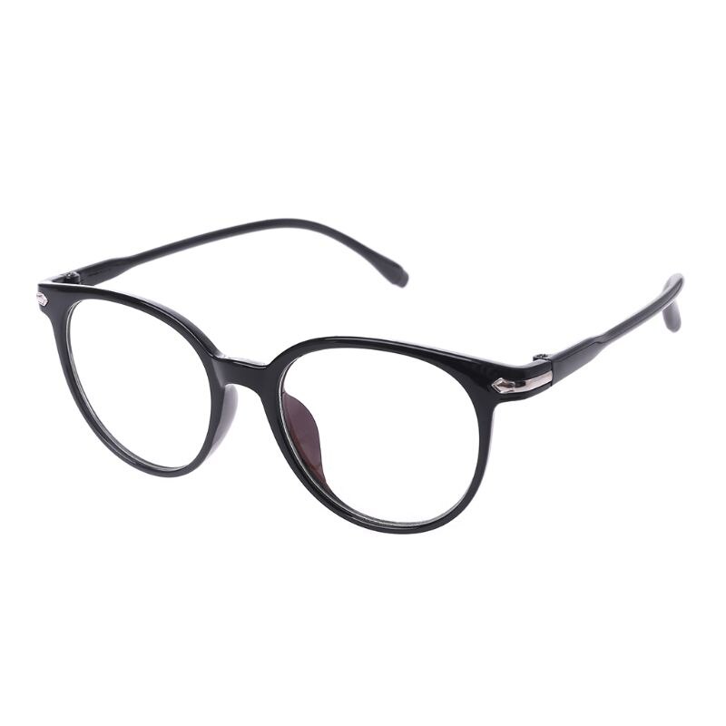 Women Men Optical Glasses Frame Blue Rays Computer Glasses Eyeglasses Frames A69F: Black